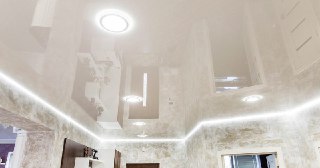 Натяжной ПВХ потолок Учалы, цена от 2100 руб.